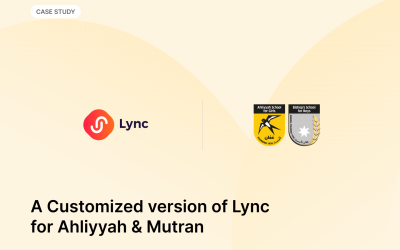 A Customised version of Lync for Ahliyyah & Mutran